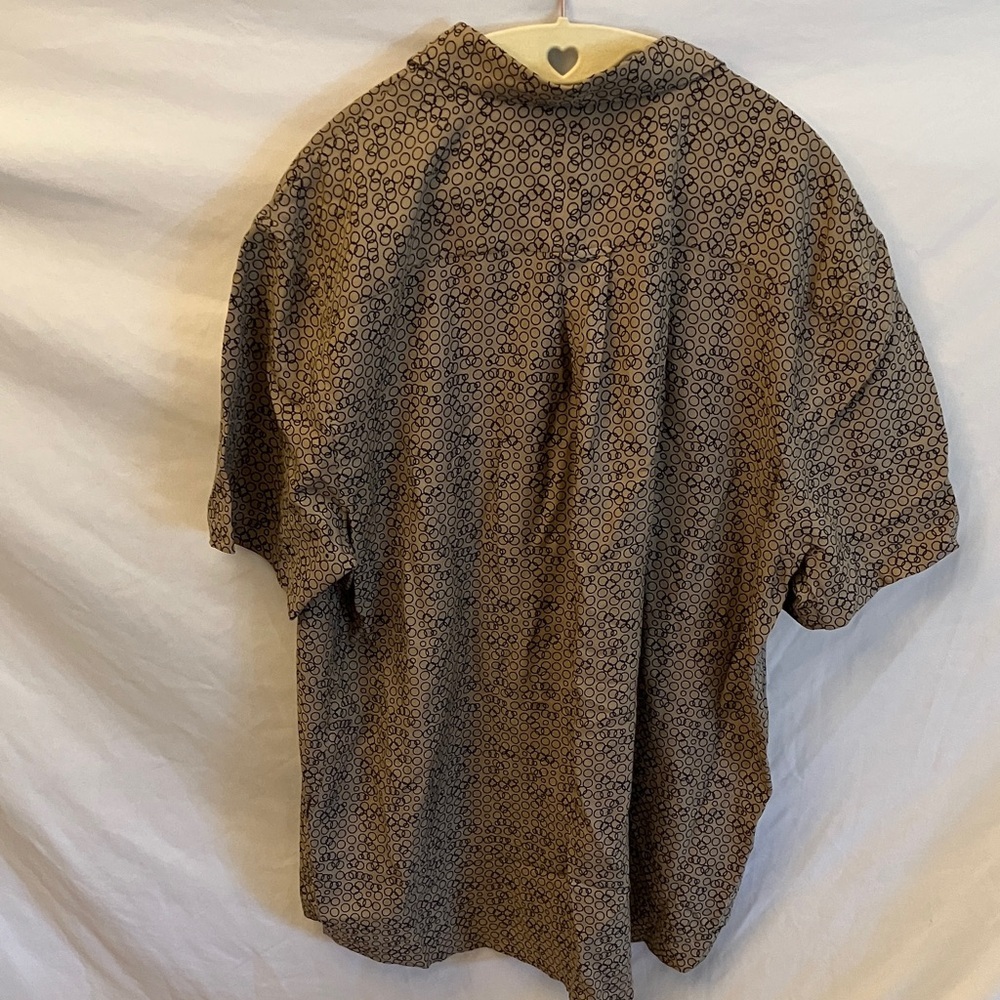 Nat Nast: Geometric Patterned Button Down Shirt- … - image 11